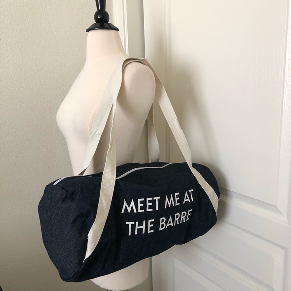 PRIVATE PARTY Handbags - Private Party Denim Meet Me At The Barre Gym Bag